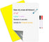 Dry Erase Whiteboard Stickers, Reusable Thicken White Board Sheet for Fridge & Wall (All Smooth Surface) 12''×8'' Small White Board for Kitchen/Of...