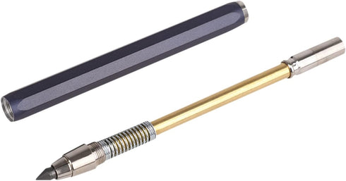 5.6mm Lead Holder Sketching Mechanical Pencil Retractable Drawing Charcoal Pencil Automatic Metal Sketch Pencil with Gift Box for Artists Beginner...