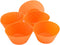 Utoolmart Silicone Baking Cups, Orange Reusable Silicone Baking Cups, Non-stick Cake Molds Set for Party Halloween Christmas Bakery Molds Supplies...