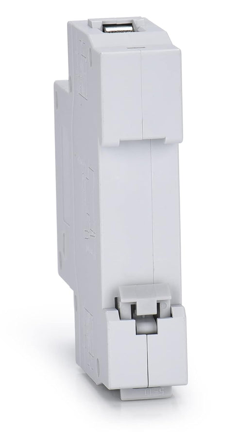 AC Miniature Circuit Breaker, 16 Amp 120V/240V 1 Pole DIN Rail Mount Circuit Breaker, Thermal Magnetic Trip, Solar AC Disconnect Switch MCB C16...