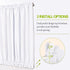 PONY DANCE Small Window Curtains - Window Shades Room Darkening Drapery Light Filter Drapes for French Door Glass Including Bonus Tieback, 25 by 4...