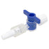 6pcs Disposable Medical Valve 2-Way Stopcocks with Luer Connections Male Lock for School Projects, Hobbies DIY Experimental Research Projects...