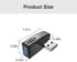 USB 3.0 Adapter 90 Degree Male to Female Coupler Connector Plug Left Angle and Right Angle...