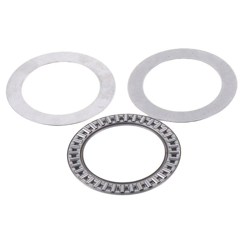 FEIYING Roller Bearing Washer,Thrust Needle Roller Bearings with Washers,Durable Alloy Steel Industrial Bearing Automotive, Marine, Aviation(AXK15...