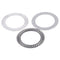 FEIYING Roller Bearing Washer,Thrust Needle Roller Bearings with Washers,Durable Alloy Steel Industrial Bearing Automotive, Marine, Aviation(AXK15...