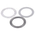 FEIYING Roller Bearing Washer,Thrust Needle Roller Bearings with Washers,Durable Alloy Steel Industrial Bearing Automotive, Marine, Aviation(AXK55...