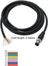 8 Pin M12 Sensor Connector Straight Aviation Cable Male to Male Aviation Socket Waterproof Electrical Cable for Industrial Automation Control...