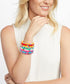 Surfer Heishi Bracelets for Women Stackable Rainbow Vinyl Disc Clay Beaded Stretch Bracelets Elastic Layering Friendship Bracelets Boho Summer Bea...