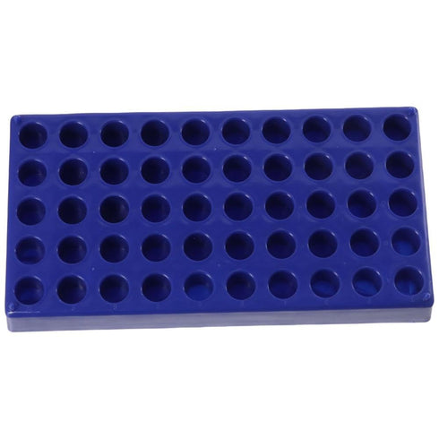 Lab Tube Stand 2PCS Polypropylene High Quality Blue 2ml Vial Rack Multi Function 50 Wells Stackable Tube Rack Laboratory Supplies...