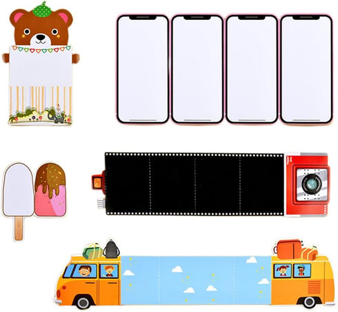 Evgeniya Pop Up Greeting Card Making Kit DIY 3D Greeting Cards Scrapbook Supplies kit Cartoon Making Material Set for Birthday Invitation Album DI...