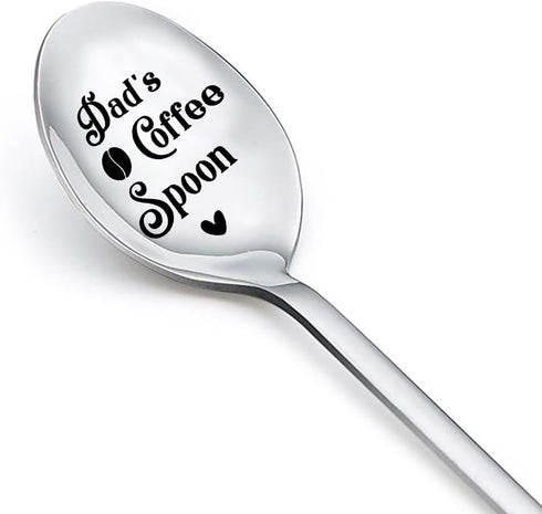 Dad Coffee Spoon Gifts from Daughter Son Funny Dad's Coffee Spoons Gifts for Dad Daddy Father's Day Gifts for Men Father Papa Birthday Christmas G...