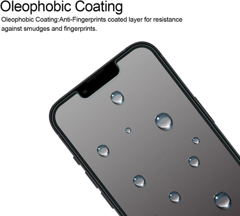 Supershieldz (2 Pack) Designed for iPhone 14 (6.1 inch) + Camera Lens Tempered Glass Screen Protector with (Easy Installation Tray), Anti Scratch,...