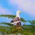 5Pcs Sea Bird Seagull Stand Stump Miniature Fairy Garden Home Houses Decoration Craft Micro Landscaping Decor DIY Accessories, Outdoor Statues, Ga...