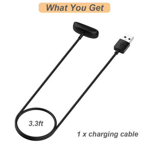 Charger for Fitbit Inspire 3, Replacement USB Charging Cable for Fitbit Inspire 3 (3.3ft/1m) (1)...