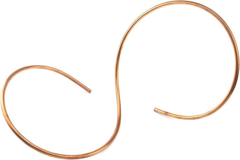 MY MIRONEY 3.28Ft Copper Tube Hollow Refrigeration Tubing Flexible Soft Industrial Metal Tubing, 1/4" Outer Diameter...