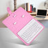 Portable Bluetooth Keyboard with Leather Case, Universal Keyboard with Detachable Flip Case and Stand, Cover with for 4.5''-6.8'' iOS,for Android/...