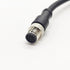 M12 12 Pin Male Connector Cable, A Code Straight Molding Cable Male Aviation Sensor Electrical PVC Cable Industrial Molded Cable AWG26?2Meter?...