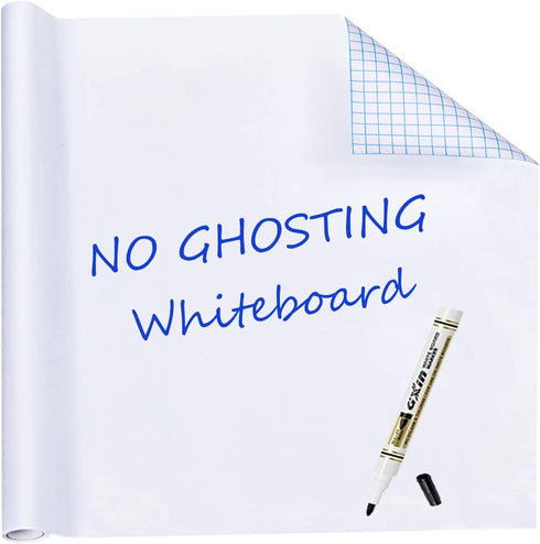 HAMIGAR Whiteboard Sticker for Wall 17.7" x 78.7" Whiteboard Wallpaper Peel and Stick, White Board Stick On Wall, Dry Erase Contact Paper Adhesive...