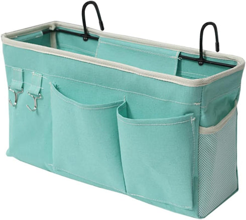 Loghot Bedside Caddy/Bedside Storage Bag Hanging Organizer for Bunk and Hospital Beds,Dorm Rooms Bed Rails,Can be Placed Glasses,Books,Mobile Phon...