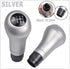 Gear Shift Knob Head Gear Cover Shift Lever Stick for Ben-z W203 S203 CL203 W209 W204 C204 C63 C300 C250 W207 A207 W212 (Silver, R is on top)...