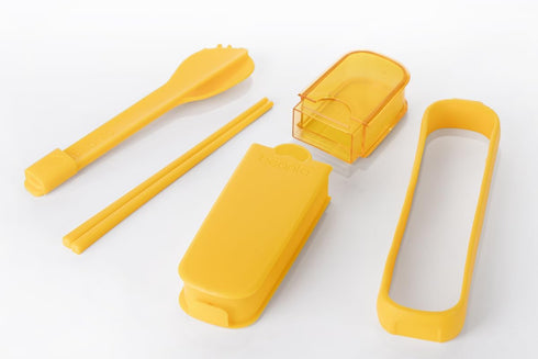 Cutlery Set On-The-Go (for Lunchboxes and Bento Boxes) - BPA Free - Food Grade Utensils - Dishwasher Safe & Perfect Companion for Beanto Bowl (Sun...