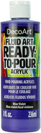 Deco Art DecoArt FluidArt Ready-To-Pour Acrylic Paint 8oz-Blue Violet...