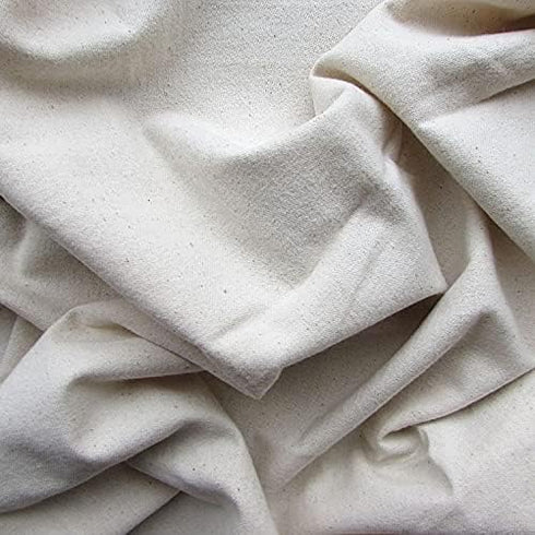 Organic Cotton Heavyweight Flannel Fabric - Natural - 55 Inches - by The Yard...