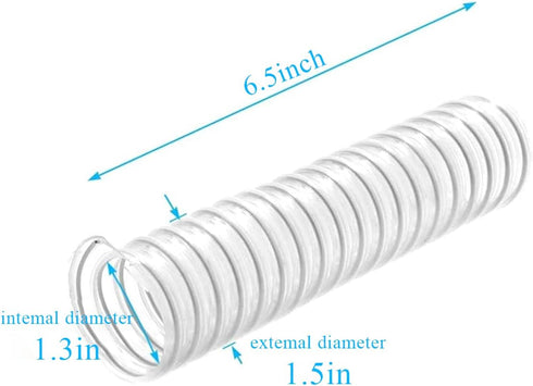 New 1-1/2" Replacement Lower Duct Hose for Shark Rotator Vacuum Cleaner Motorized Lower Floor Nozzle Hose NV341, NV470, NV472, NV500, NV500CO, NV5...