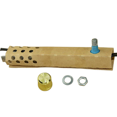 Zing Ear ZE-02 Rotary Dimmer Switch for Floor Lamps Halogen Incandescent LED Lights Bulbs 120VAC 240VAC 500W MAX Part Replacement Kits Repair Tool...