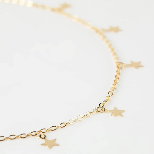 YOUBEIYEE 16.4 Feet Star Link Chain for Jewelry Making Women Necklace Chain Roll, Gold Plated Cable Chains Bulk with Jump Rings and Lobster Clasps...