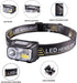 LED Headlamp - 2-Piece Outdoor Bright Light Chargeable Sensor headlamp with Adjustable Headband for Adults and Kids - a Must-Have for Hiking and C...