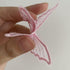 12pcs Butterfly Lace Trim, Double Layers Organza Butterfly Lace Fabric Embroidery Sewing Lace DIY Craft Butterfly Decor Applique Patches for Weddi...
