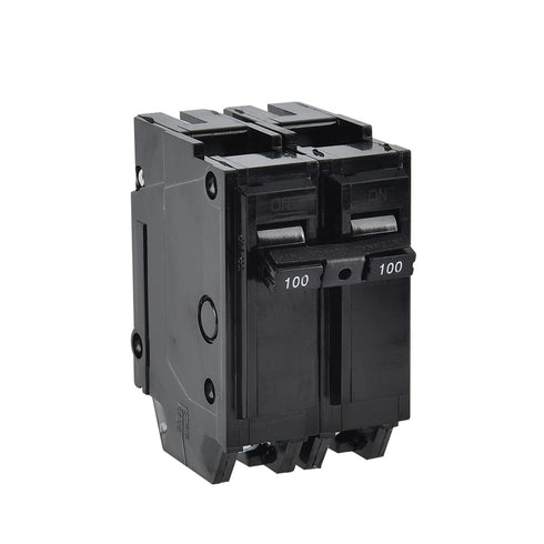 100 Amp Breaker, CNAODUN 2 Pole Circuit Breaker 120/240VAC 10KA Plug-in Mount...