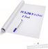 White Board Contact Paper Roll ?Environmentally Friendly PVC Whiteboard Sticker?Dry Erase Contact Paper?Large Size & Cuttable White Board for Kids...