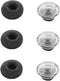 Earbud Tips Replacement Compatible with Plantronics Voyager Legend Headphones 3 Pcs Earbuds Ear Gels Tips and 3 Pcs Foam Compatible with Voyager L...
