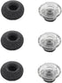 Earbud Tips Replacement Compatible with Plantronics Voyager Legend Headphones 3 Pcs Earbuds Ear Gels Tips and 3 Pcs Foam Compatible with Voyager L...