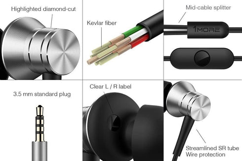 1MORE E1009SLV Piston Fit in-Ear Headphones (Silver)...
