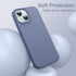 JETech Silicone Case for iPhone 15 Plus 6.7-Inch, Silky-Soft Touch Full-Body Protective Phone Case, Shockproof Cover (Winter Blue)...