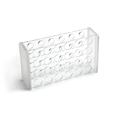 Othmro 1Pcs Test Tube Rack Holder, 14mm 24Well Centrifuge Tube Holder, Rectangular Plastic Stand Bracket Rack Test Tube Rack for Labortory Holder ...