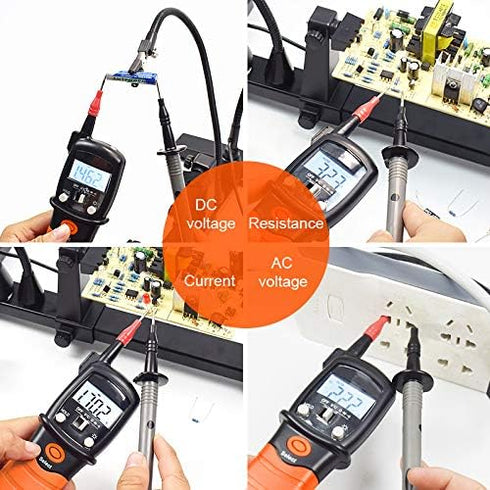AP-38B Continuity Tester Digital Pen Multimeter, Voltmeter, 60M Ohm Resistance Tester with 2000 Counts for Measuring Voltmeter Resistance Diode Te...