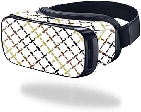 MightySkins Skin Compatible with Samsung Gear VR (Original) wrap Cover Sticker Skins Mustache...