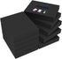 ZCZN Small Sticky Notes, 1.5in x 2in, 100 Sheets/Pad, 10 Pads/Pack, Black...