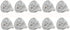 MR16 LED Bulbs MR16 3W LED Cool White Light Bulbs GU5.3 MR16 LED Bulbs 12V 3 Watt LED Spotlight Bulbs for Landscape Recessed Track Lighting,20W Ha...