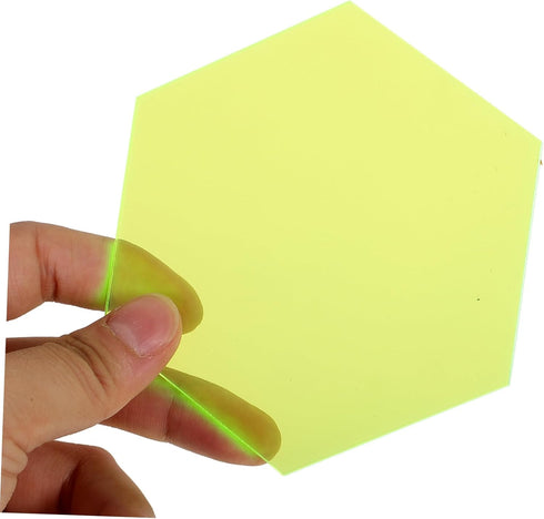 4pcs Tool Hexagon Shaped Quilting Template Sewing Templates Shaped Templates Quilting Handwork Sewing Crafts Template Clothing Template Rulers Acr...