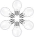 40W Equivalent Light Bulb,4W Led Bulbs 5000K Daylight,A15 LED Lights E26 base,Ceiling Fan Light Bulb,120V 40w Appliance Bulb,Non-Dimmable,6 Pack...