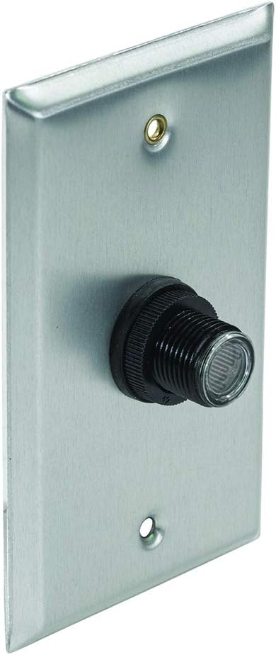 TORK ZB124WP Electronic Photocontrol Button with Wall Plate-Advanced LongLife ZeroCross-Instant Response-8A LED Rated-105-305V...
