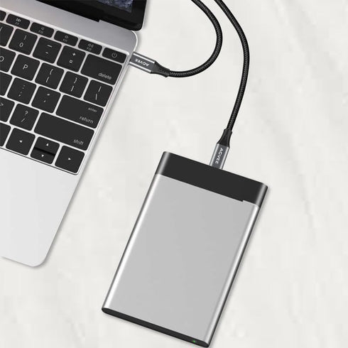AGVEE 2 Pack 10ft USB-C OTG to Micro USB Cable, Braided Charger Data Sync Cord Charging Wire Adapter for Samsung Galaxy S7 S6, J7, J3, LG, PS4, Ki...