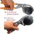 9" Small Oil Filter Pliers, Adjustable Oil Filter Wrench, Multifunction Oil Filter Removal Tool, Ideal for Engine Filters, Conduit & Fittings...