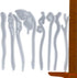 8Pcs Hair Stick Molds,Silicone Hairpin Mould,Hair Stick Kit Resin Molds for Jewelry Crafts Making...