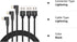 Hi-Mobiler Fast Charging Cable, 3ft Right Angle Cable,3 Pack Nylon Braided Fast Speed Data Sync Charging Cord Powerline Compatible with Phone 13/1...